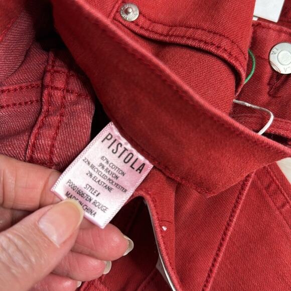 Pistola Rouge Lennon High Rise Crop Boot Jeans - Picture 8 of 11